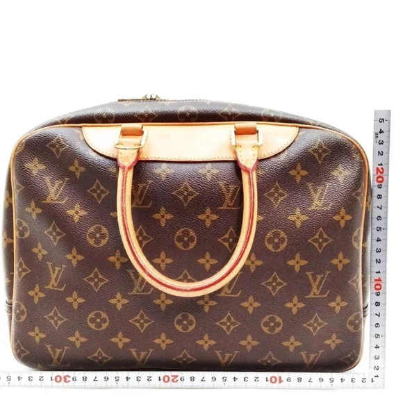 Louis Vuitton Deauville Brown Monogram Handbag- AUTHENTIC - Picture 2 of 10
